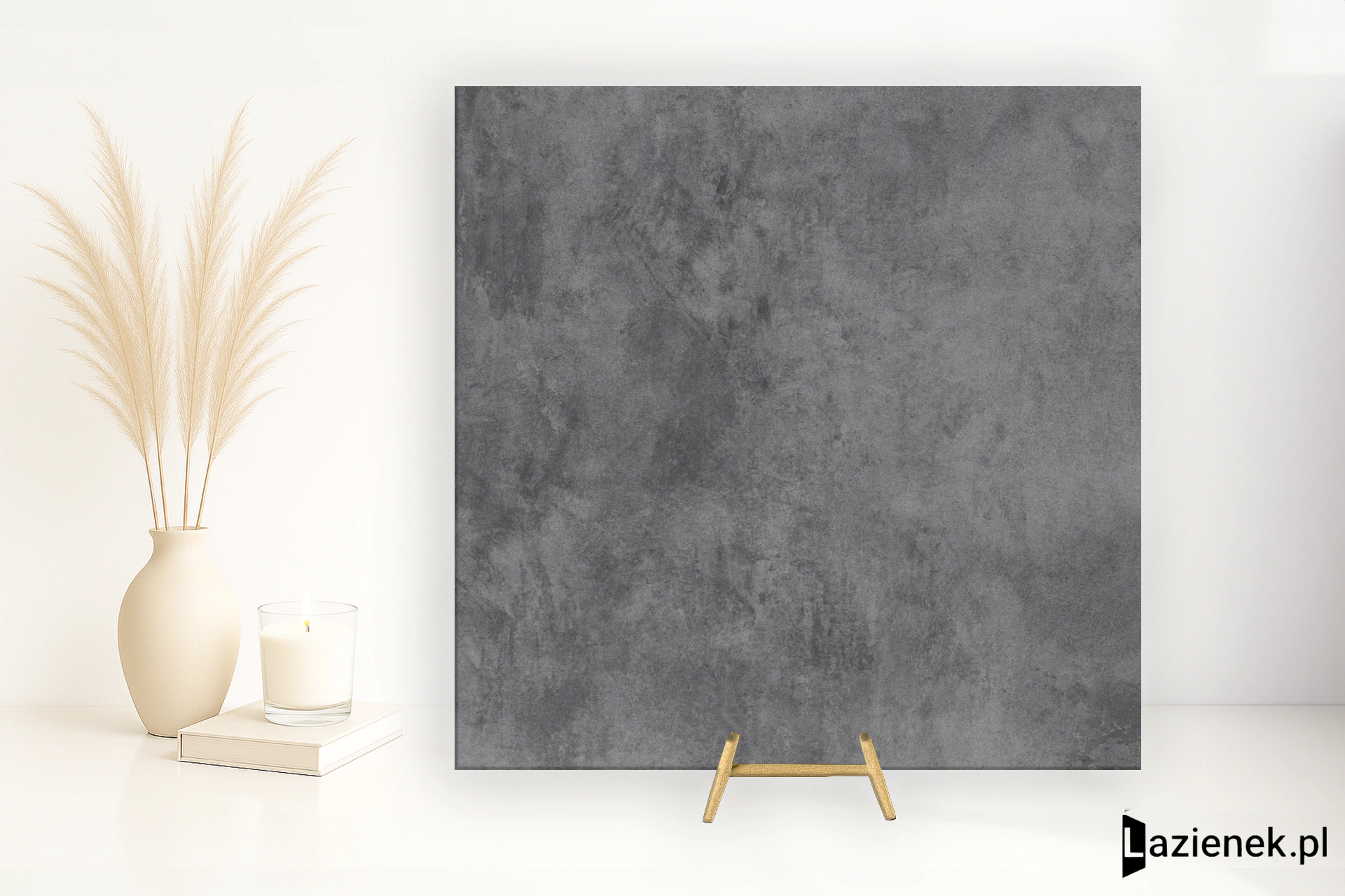Casalgrande Padana Kerinox Antracite wzmocniona siatką - poler 90x90 cm gr. 9 mm - płytka rektyfikowana/12994705